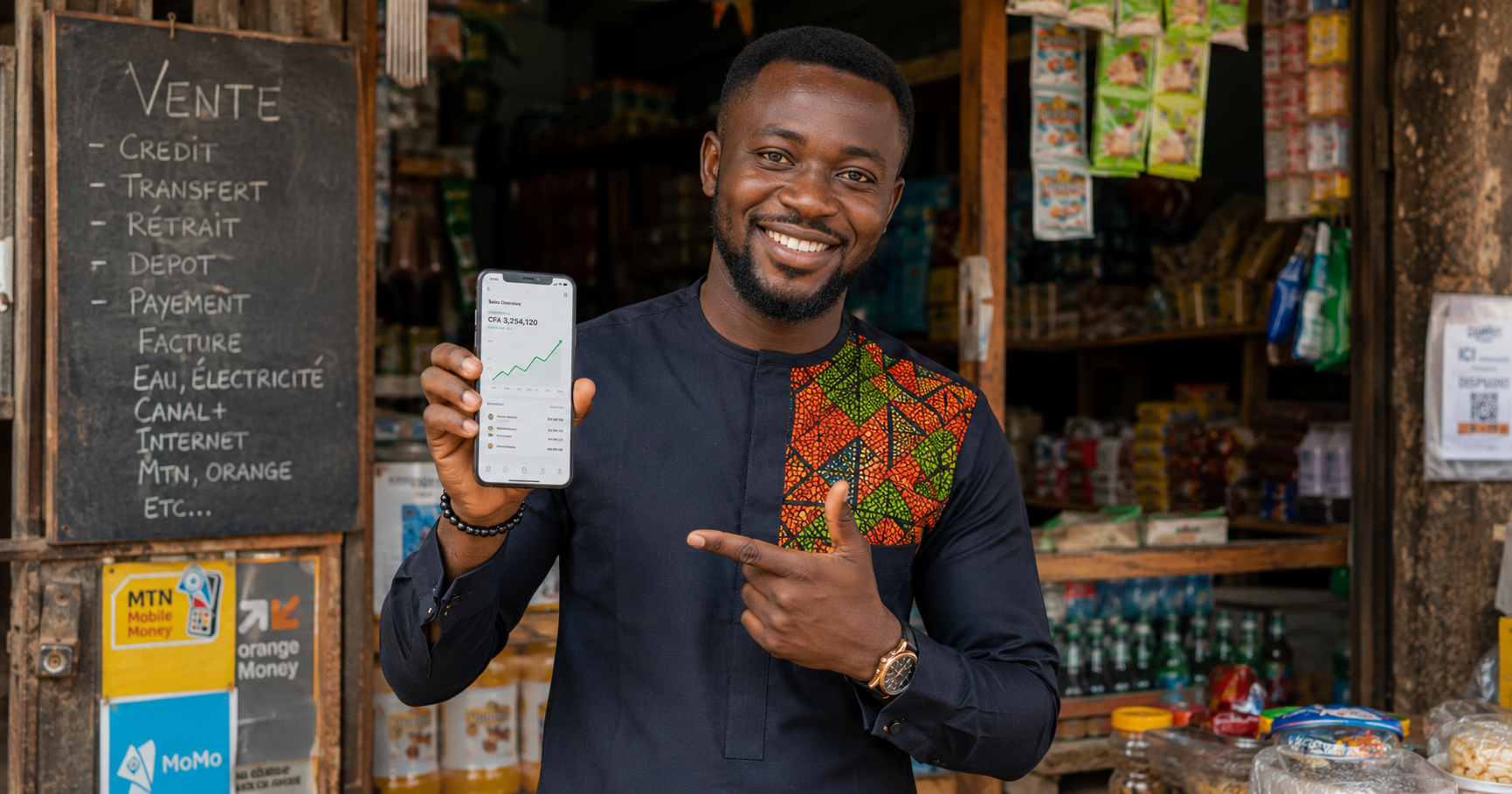 Cameroonian small business owner growing their business